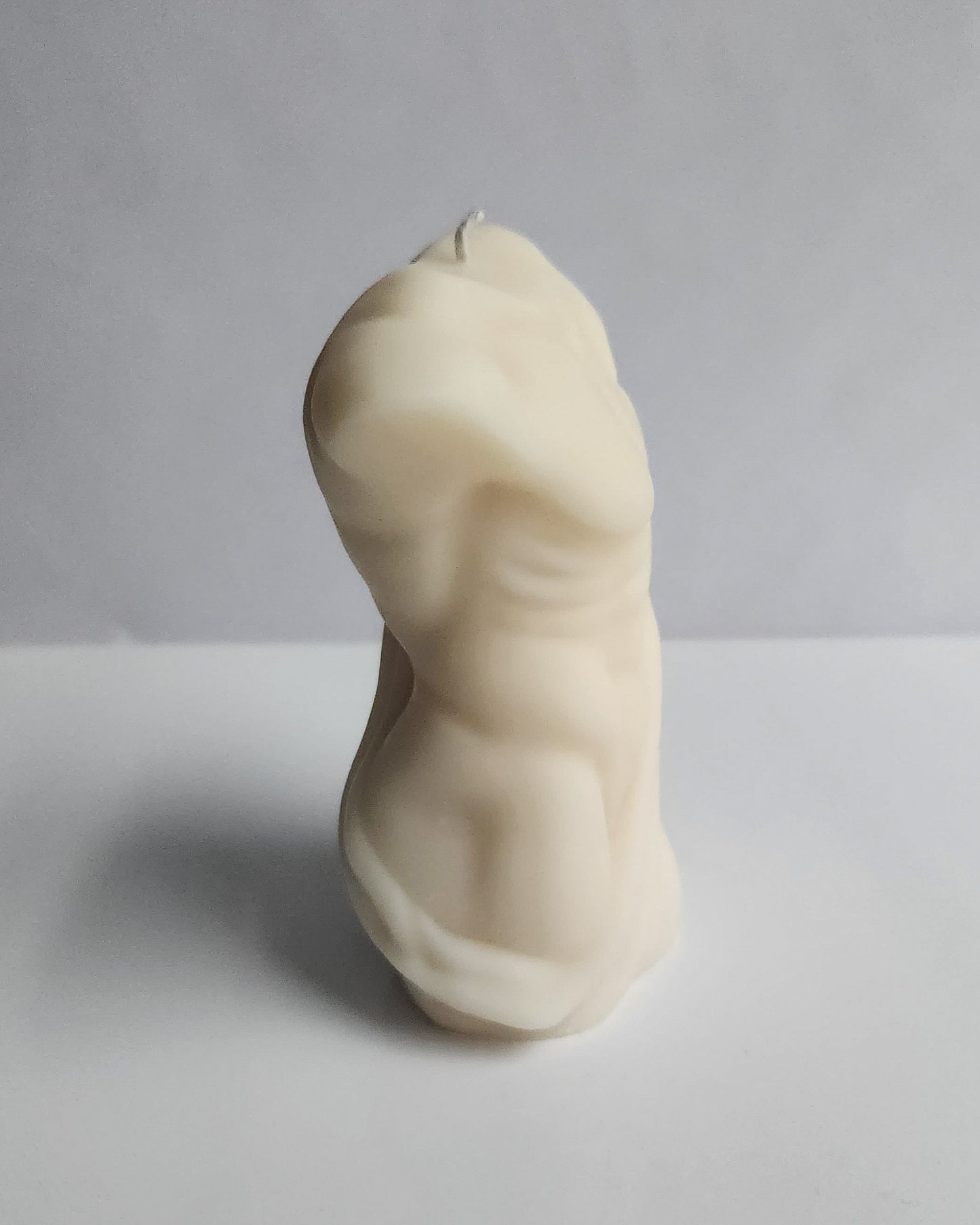 Draped Torso Man Candle