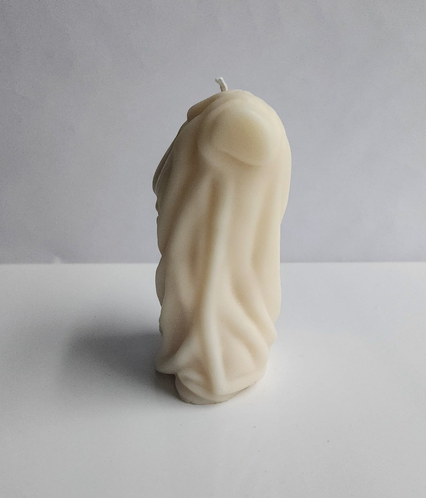 Draped Torso Man Candle