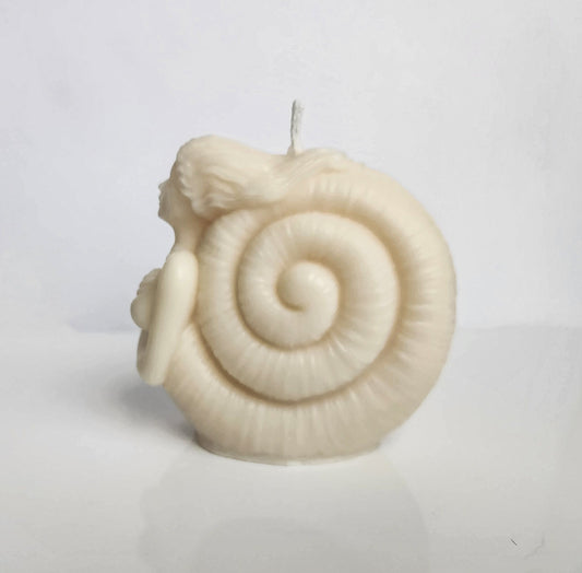 Snail Siren Candle