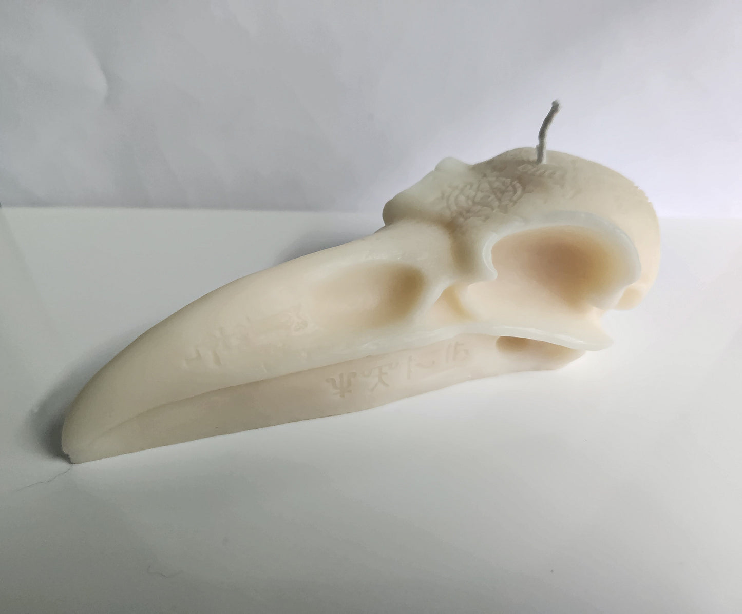 Dark Wings Raven Crow Skull Candle (Large)