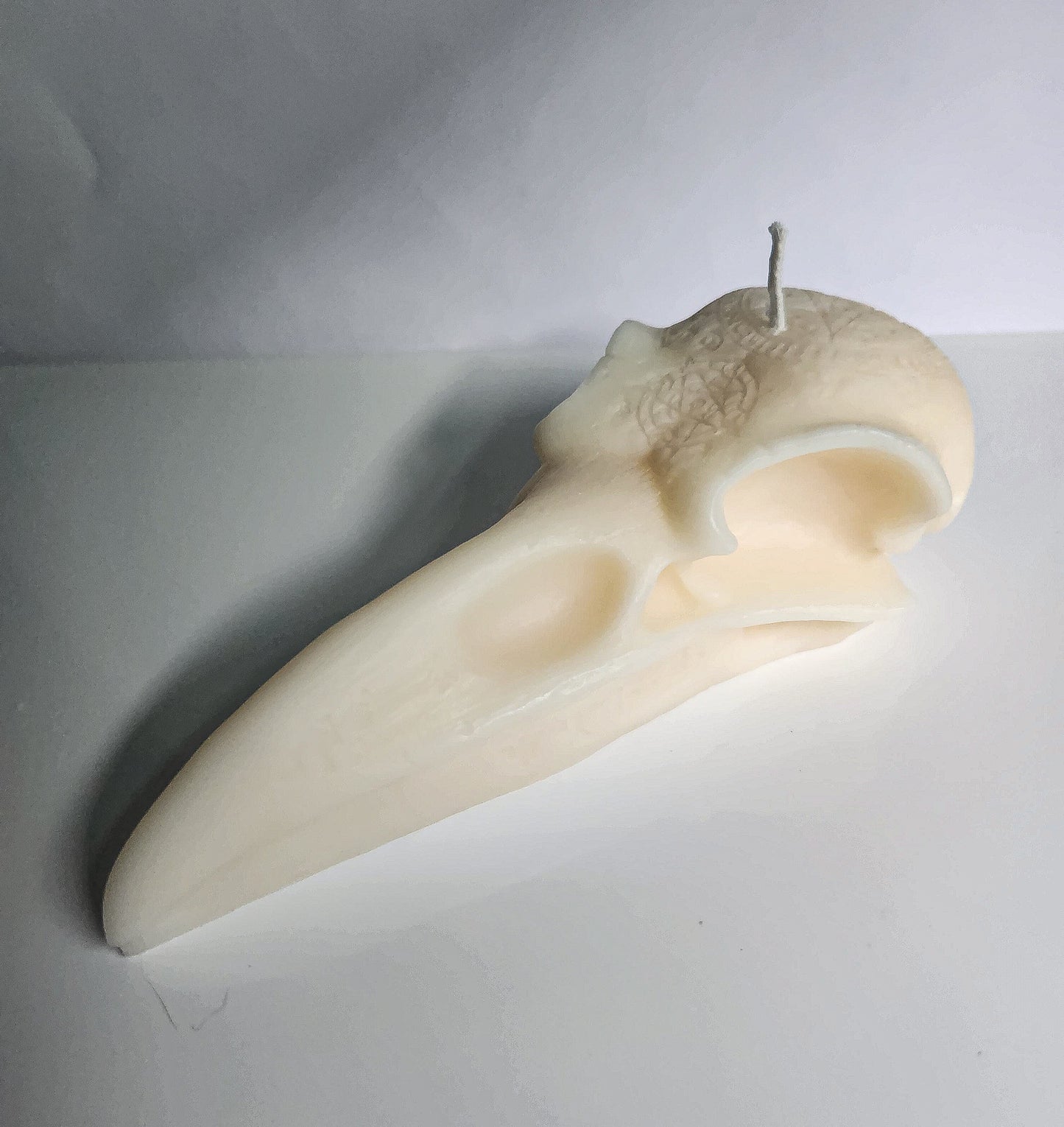 Dark Wings Raven Crow Skull Candle (Large)