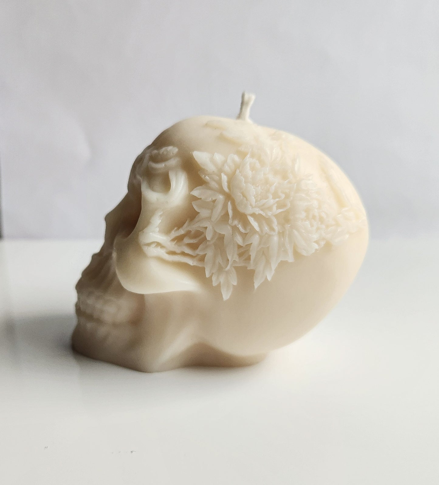 Garden of Decay Floral Skull Candle Set