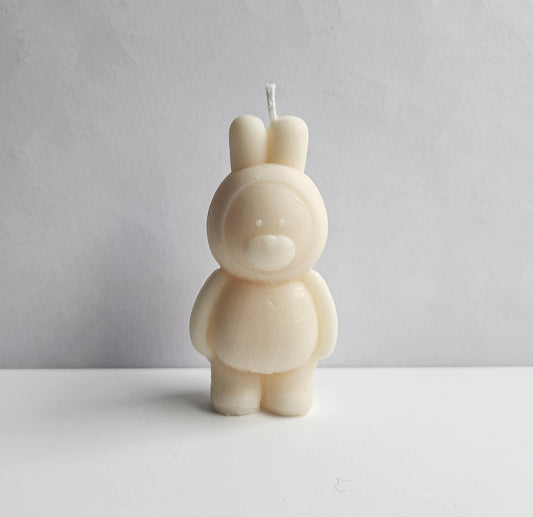 Bear in Bunny Costume Candle