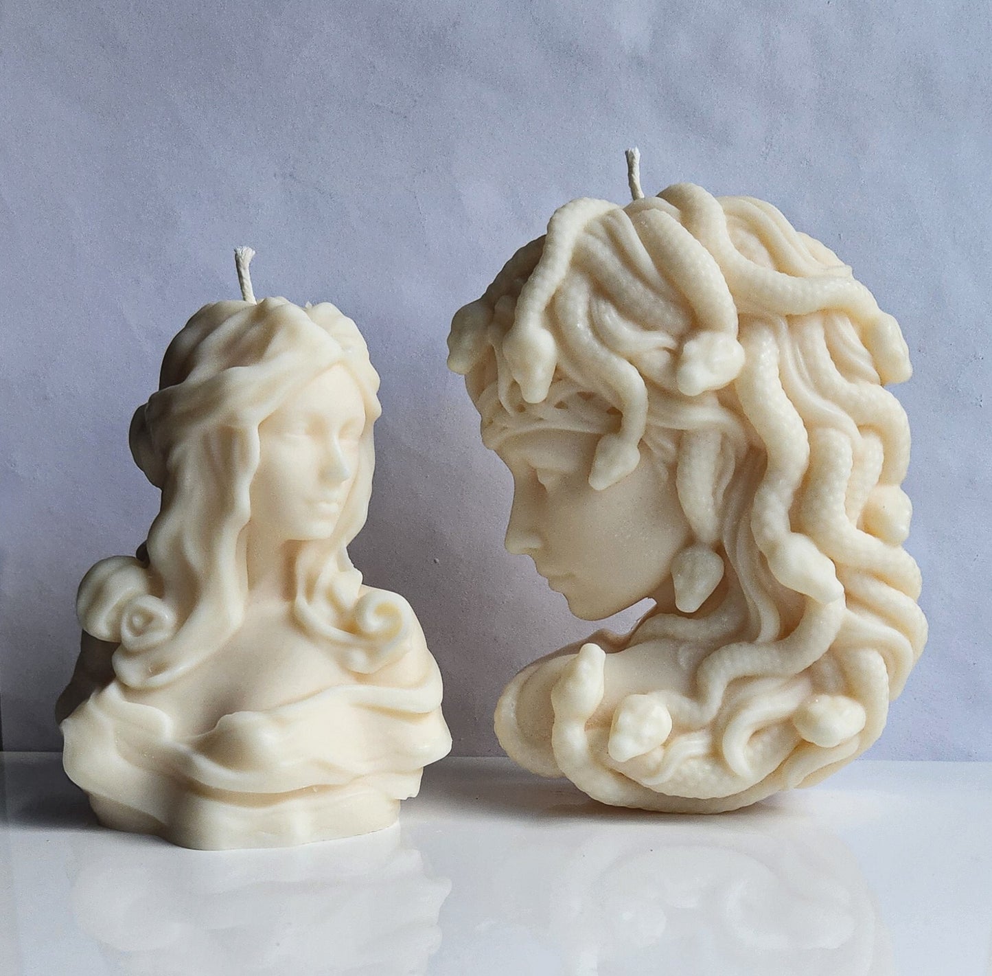 English Goddess Lady Candle (Large)