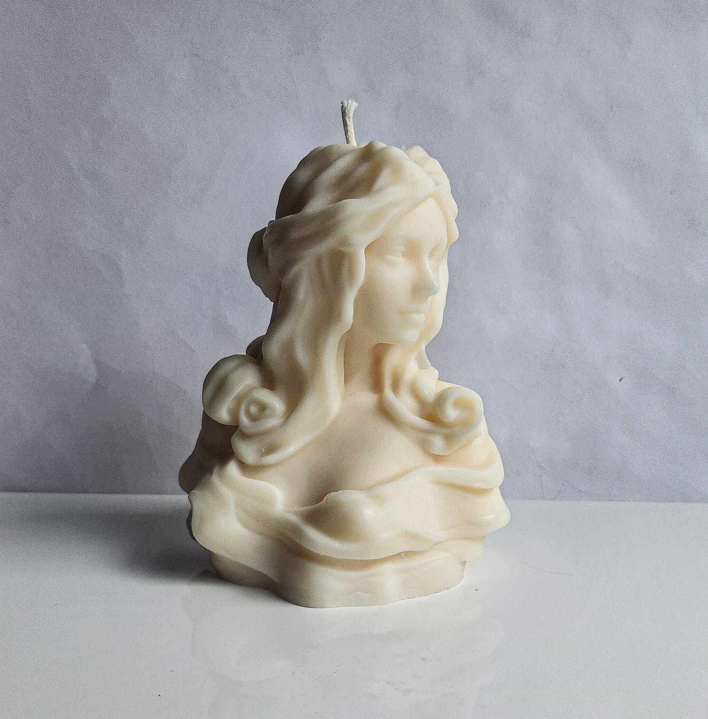 English Goddess Lady Candle (Large)