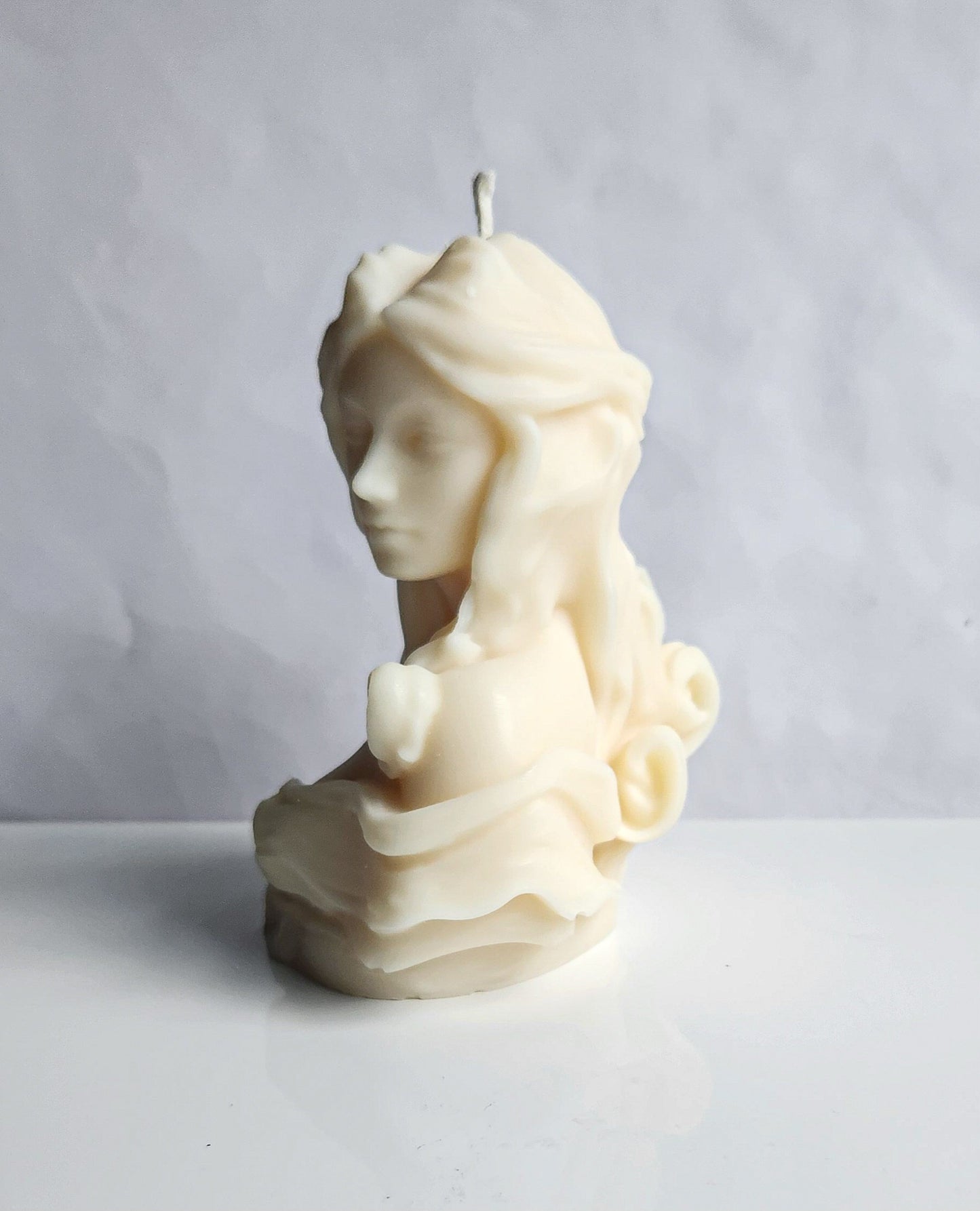 English Goddess Lady Candle (Large)