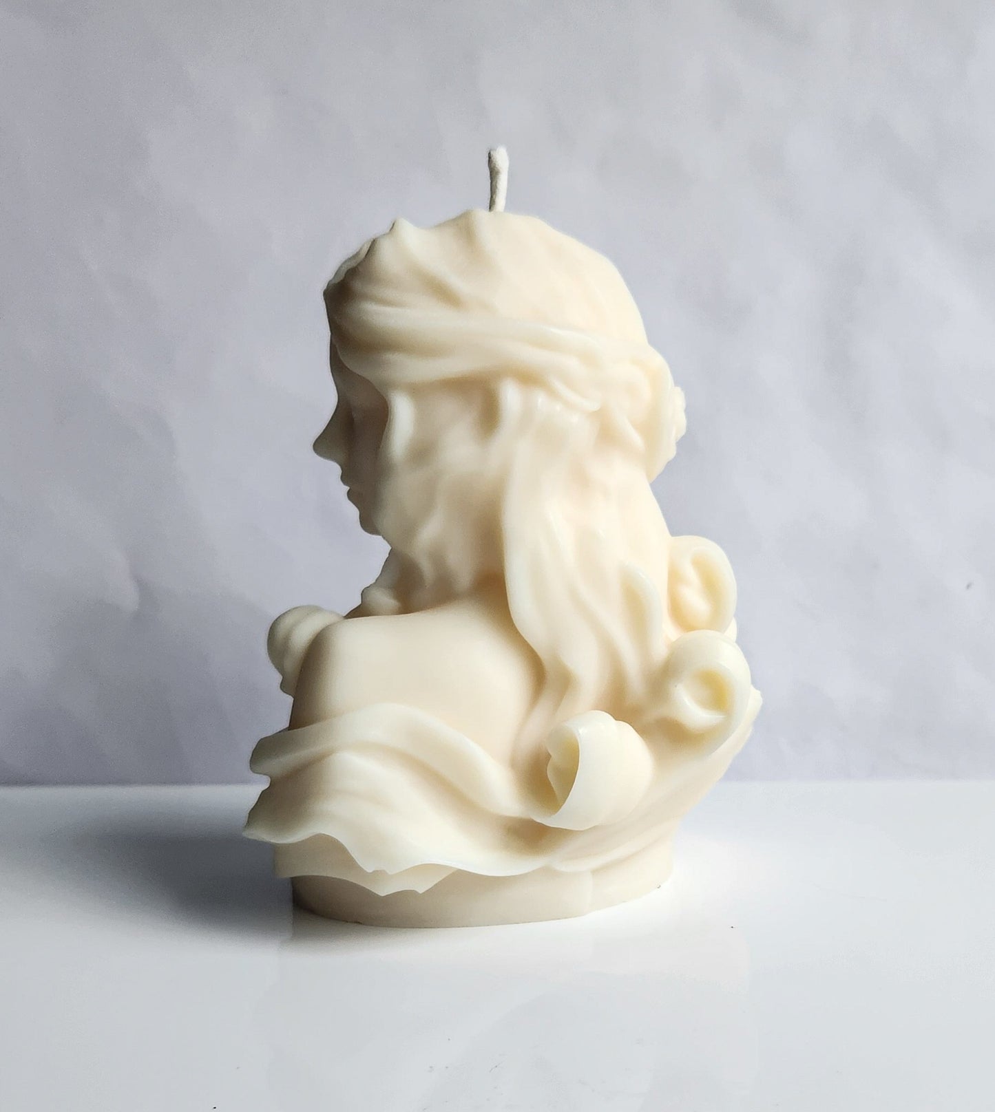 English Goddess Lady Candle (Large)