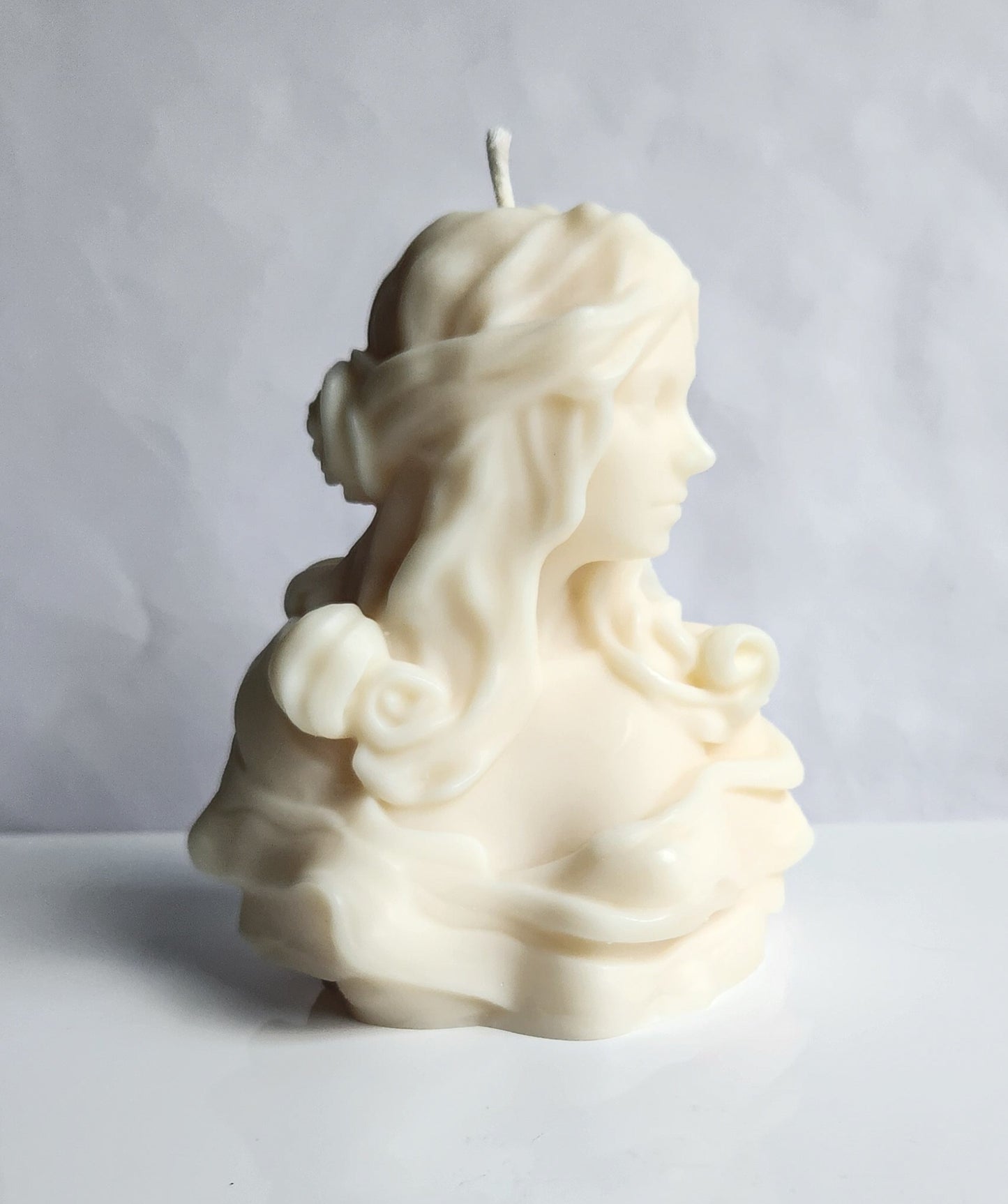 English Goddess Lady Candle (Large)