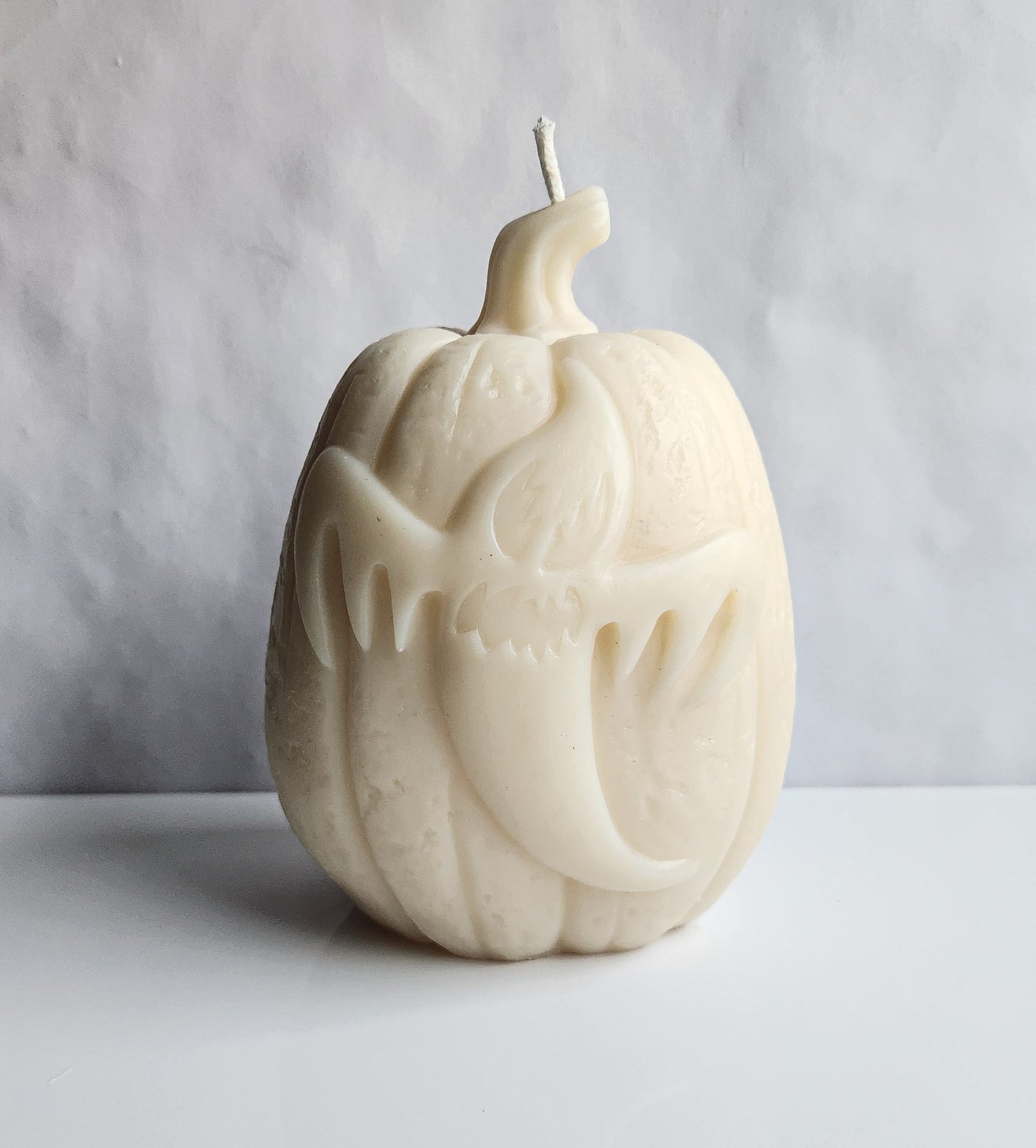 Ghost Pumpkin Candle (Huge)