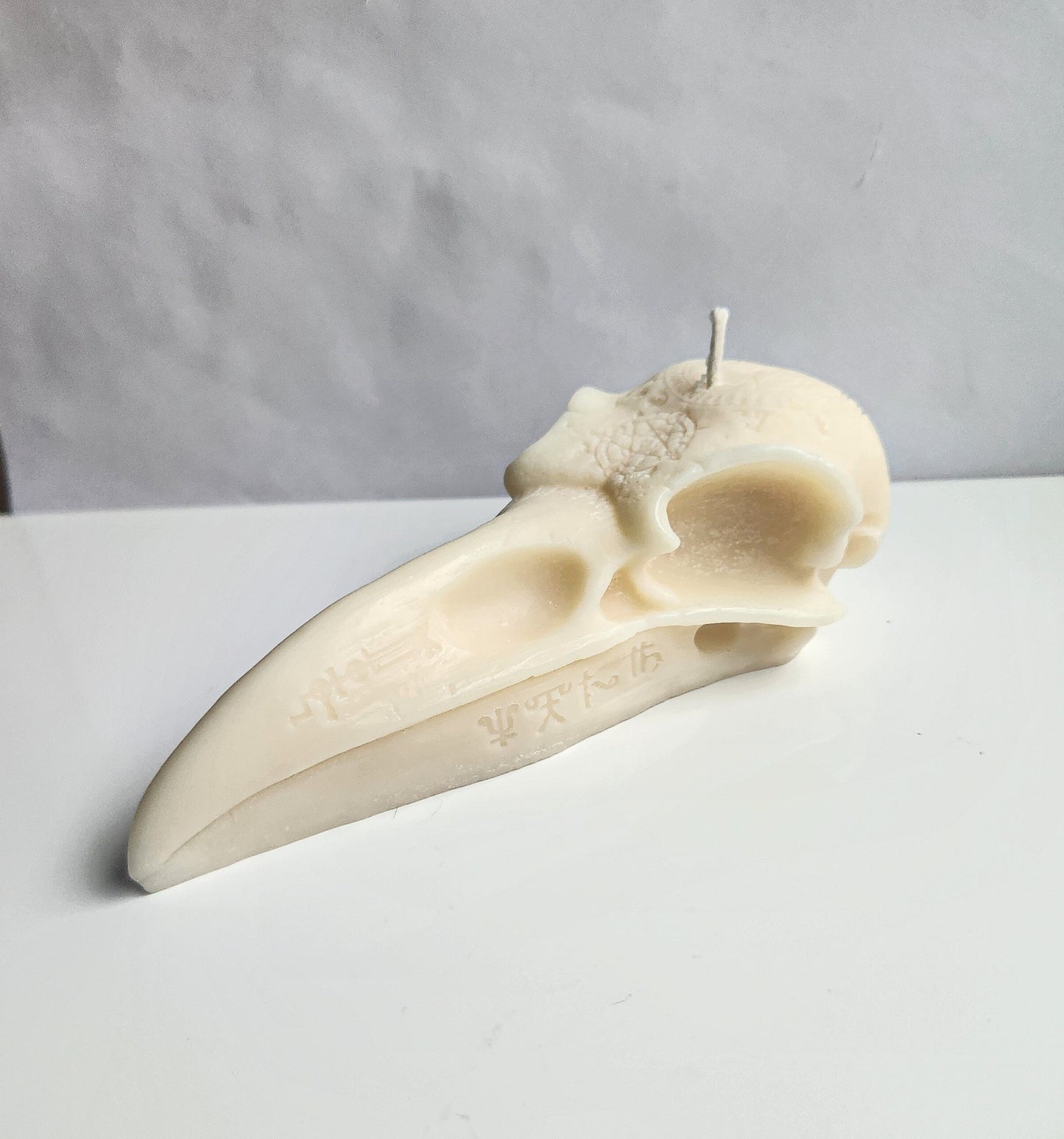 Dark Wings Raven Crow Skull Candle (Large)