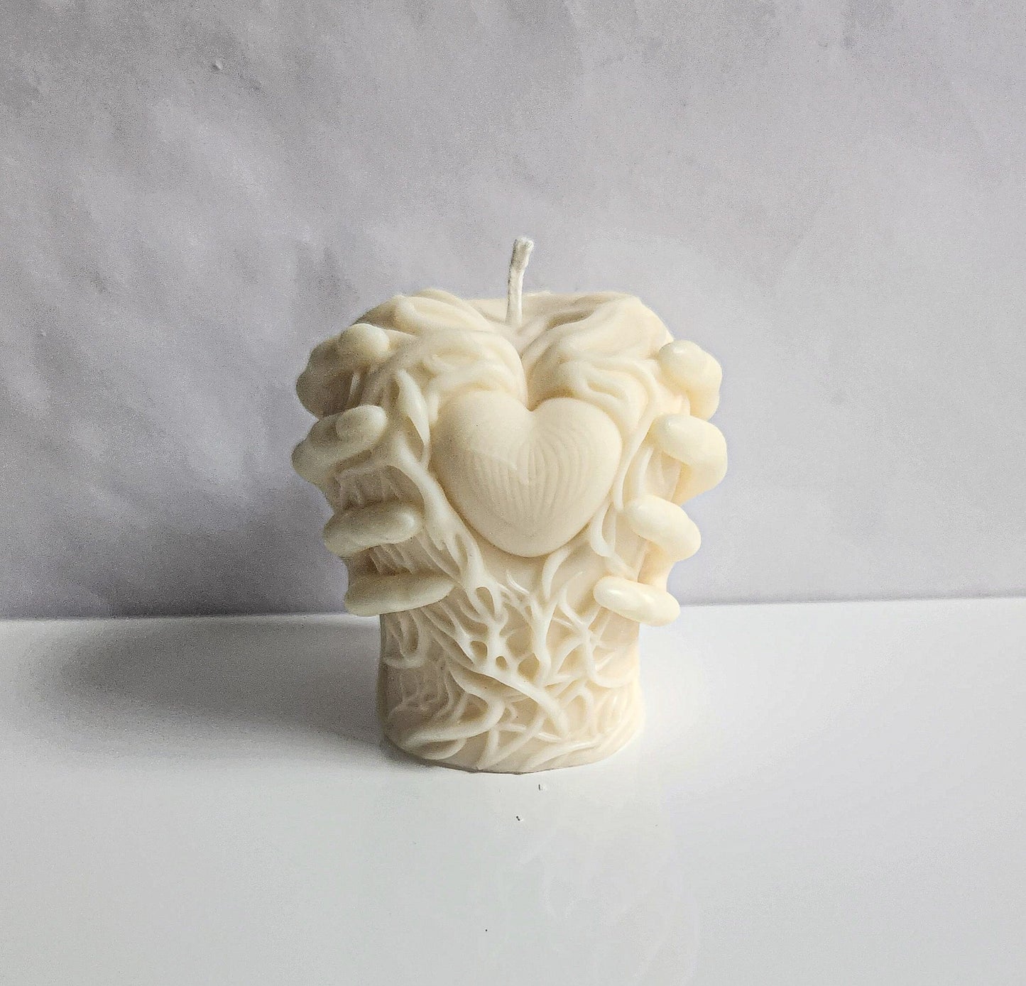 Eerie Enchanted Connection Heart Candle