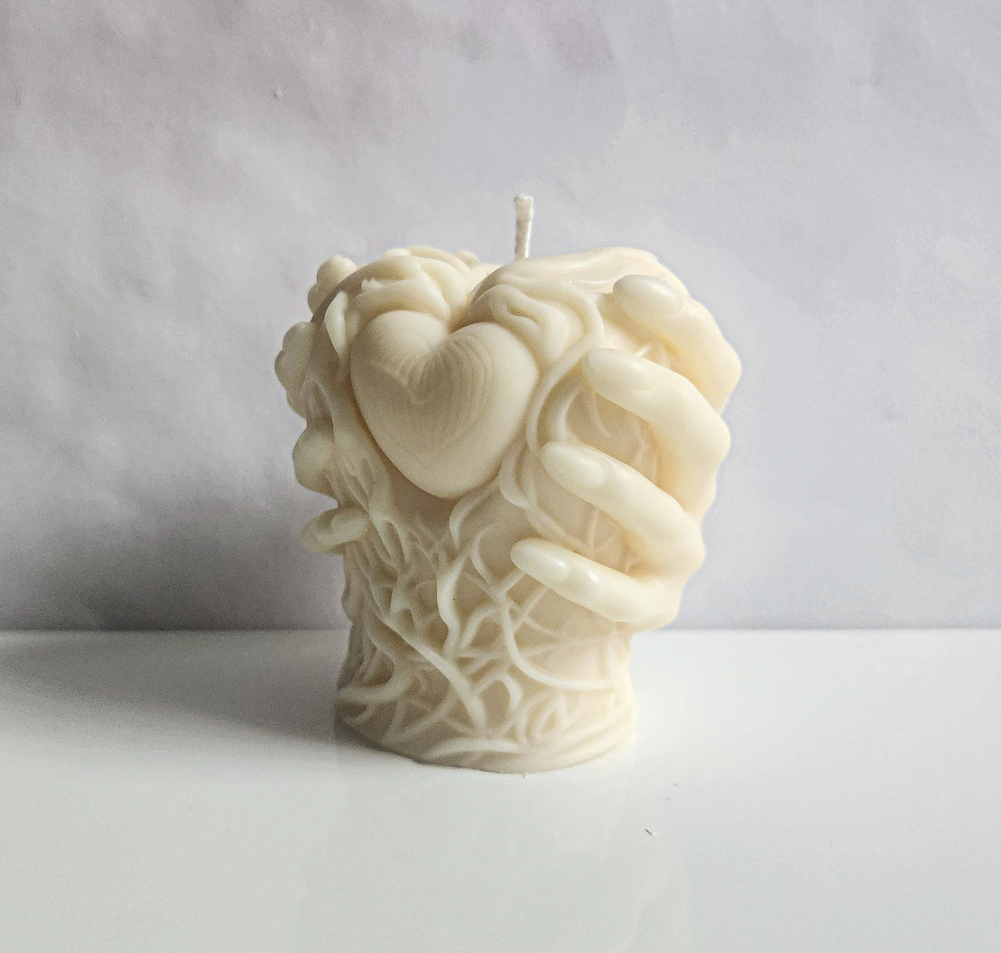 Eerie Enchanted Connection Heart Candle