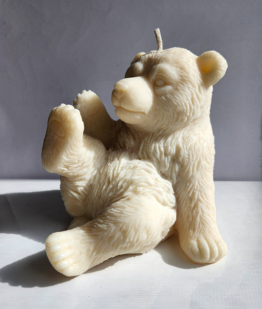 Grizzly Polar Bear Candle (Large)