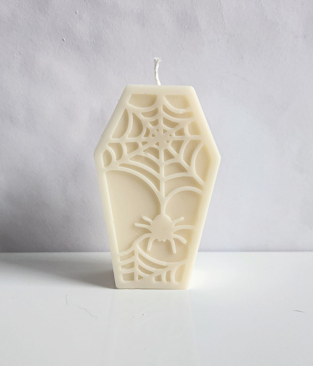 Webbed Rest Coffin Candle