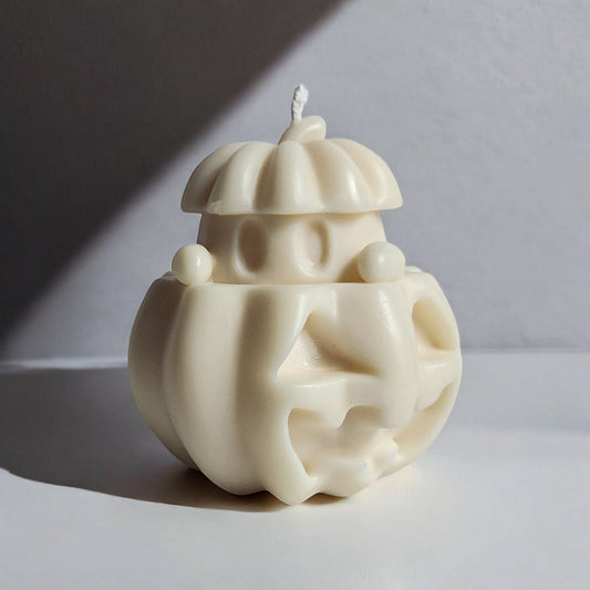 Phantom Pumpkin Crown Ghost Candle