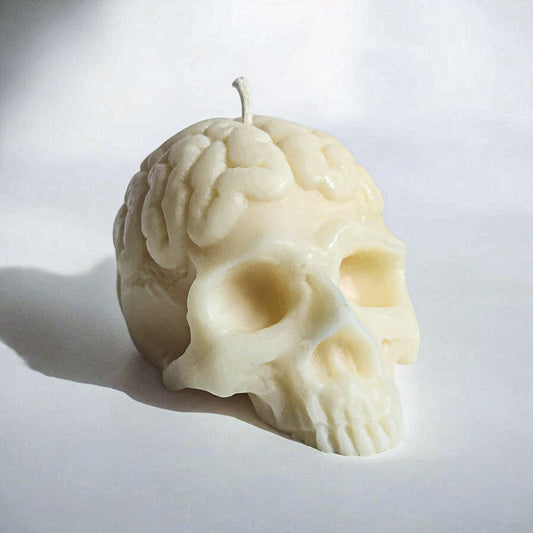 Cerebral Crown Skull Candle