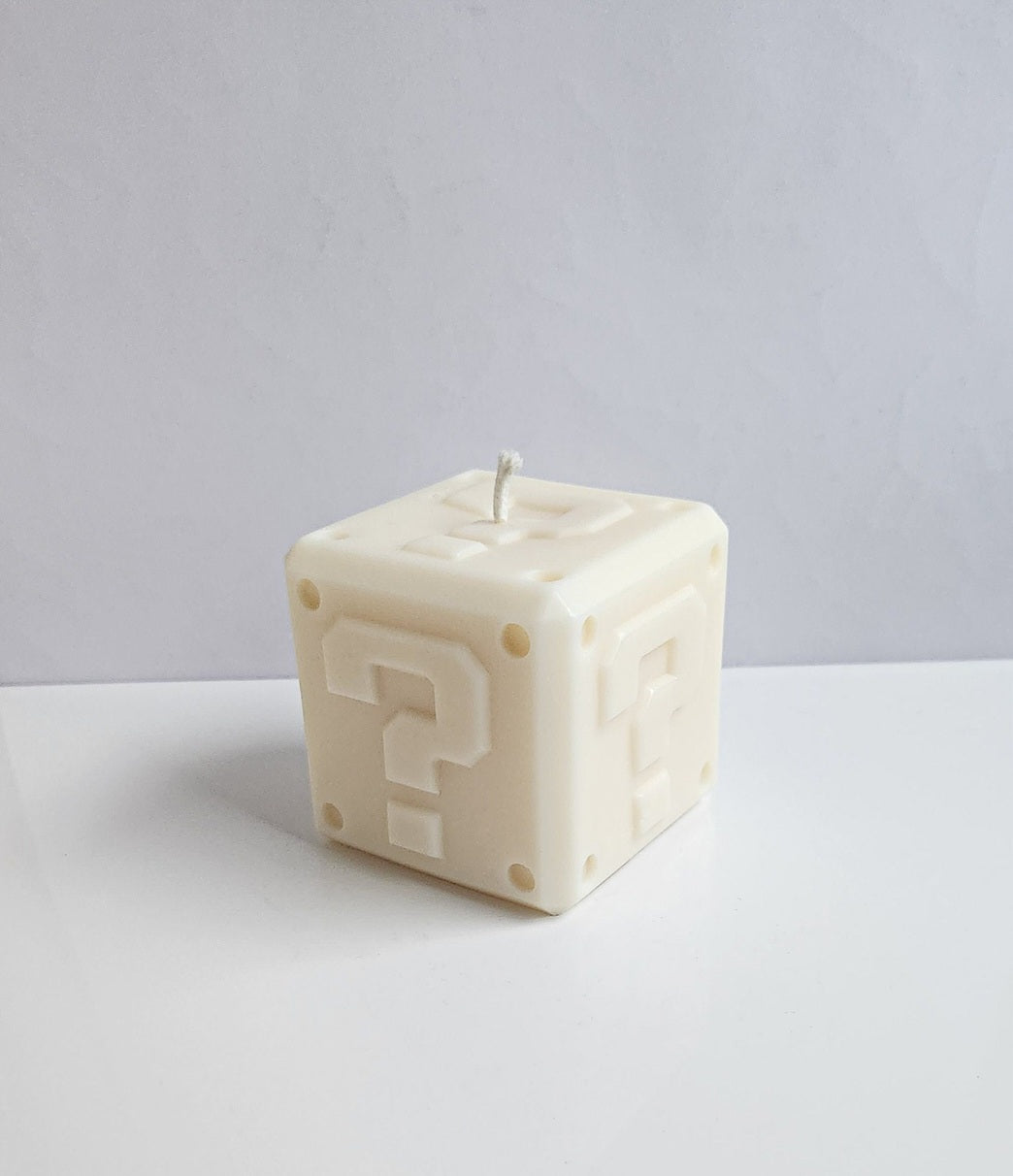 Question Box Cube Candle