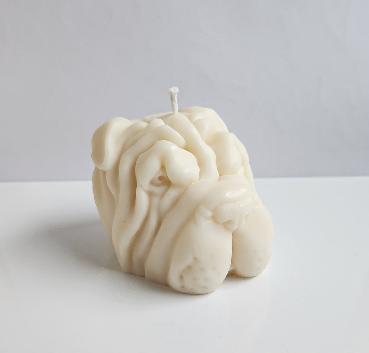 Wrinkly Friend Dog Candle