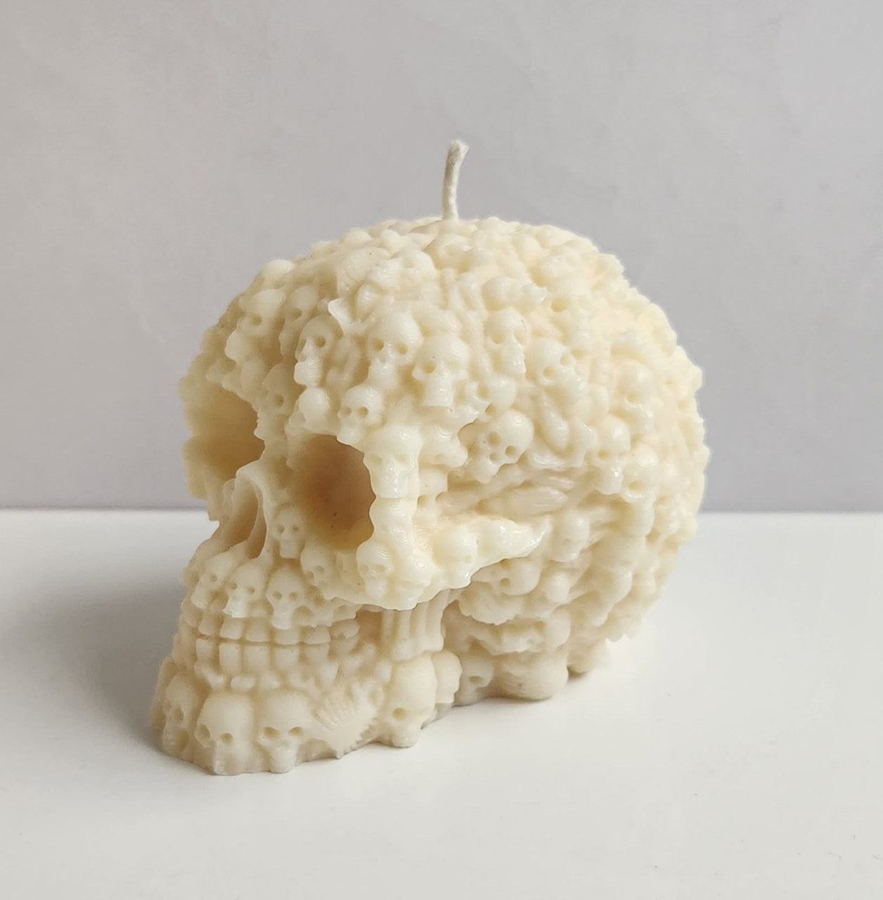 Skeletons' Dance Skull Candle