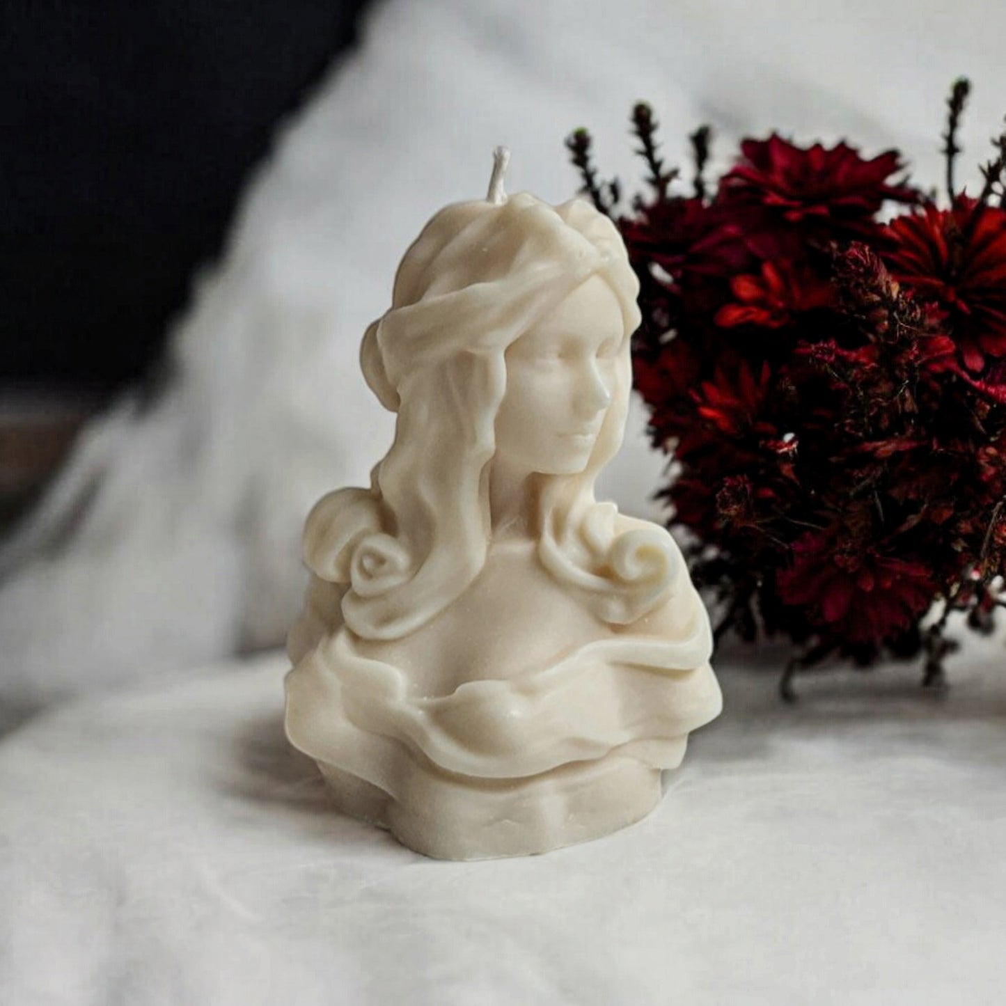 English Goddess Lady Candle (Large)