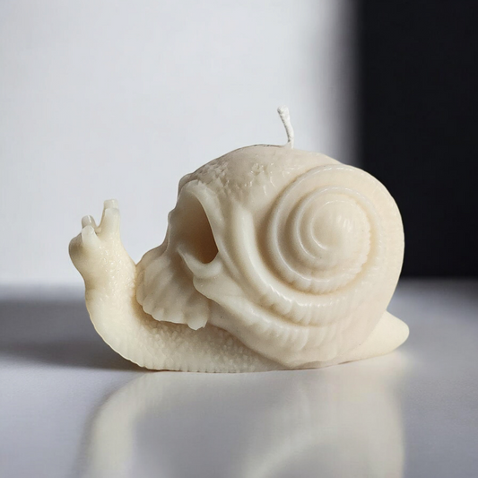 Skull Snail Candle