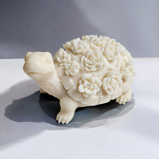 Turtle Bloom Candle