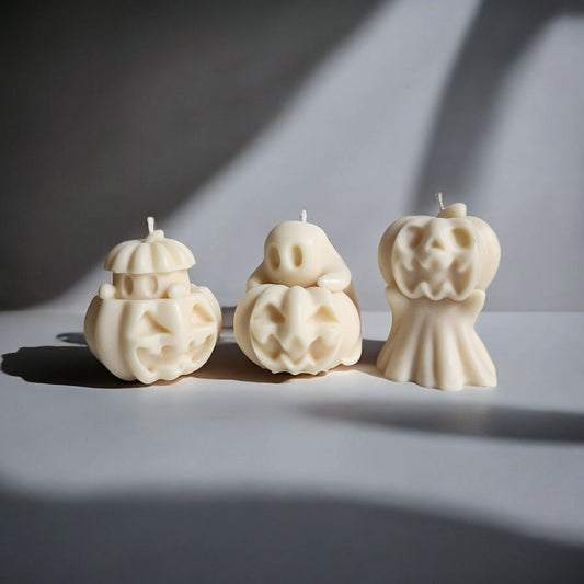 Spooky Squash Candle Set