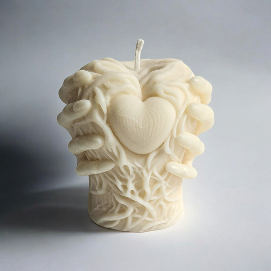 Eerie Enchanted Connection Heart Candle