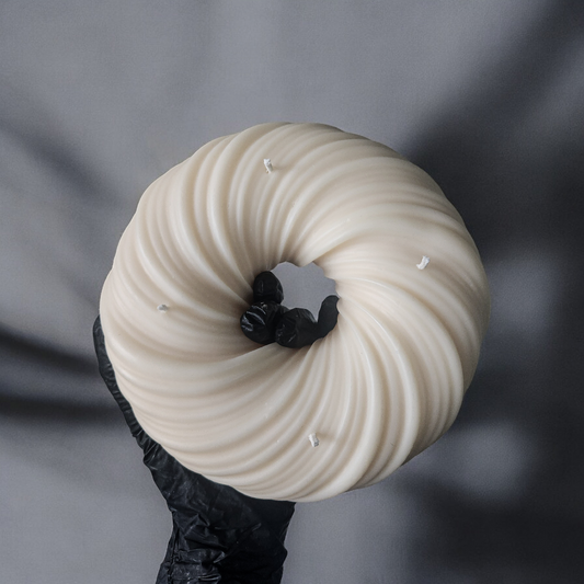 HUGE Sweet Swirls Donut Candle