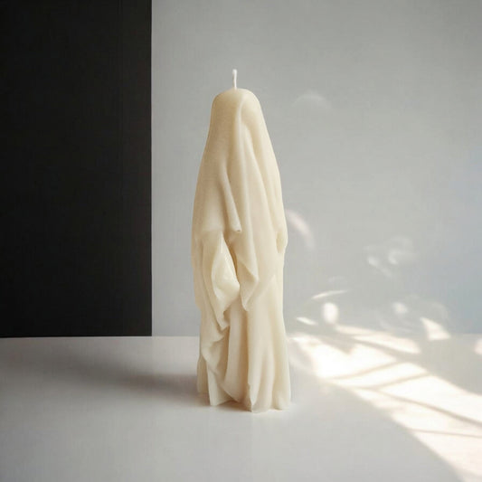 Draped Spirit Ghost Candle