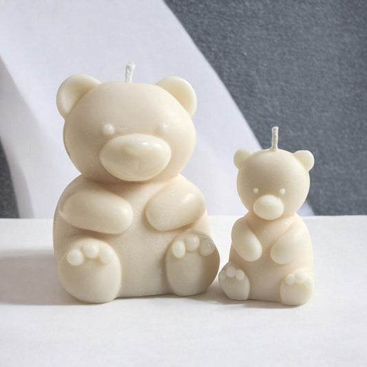 Cuddly Companions Teddy Bear Candle Set