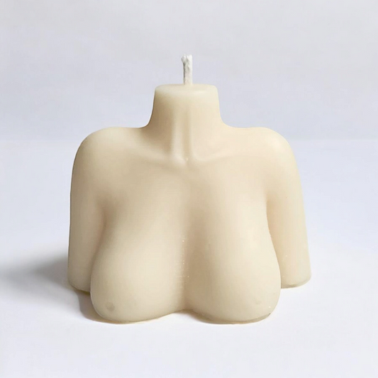 Woman Top Breasts Candle