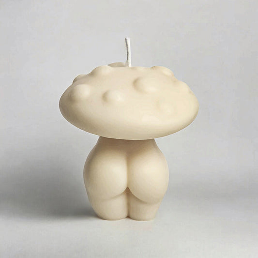 Feminine Fungi Goddess Candle