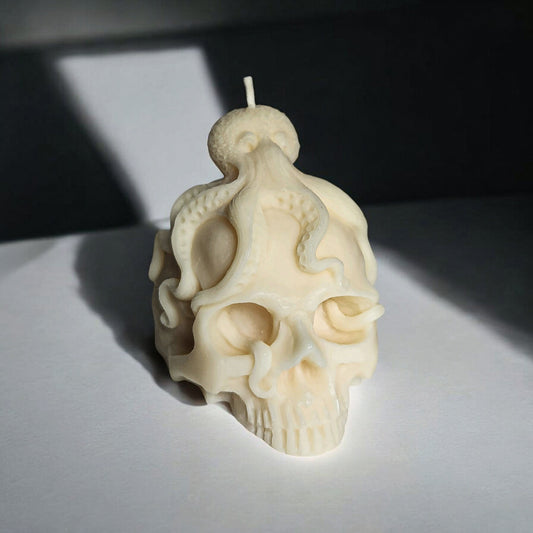 Skulls of the Deep Octopus Candle