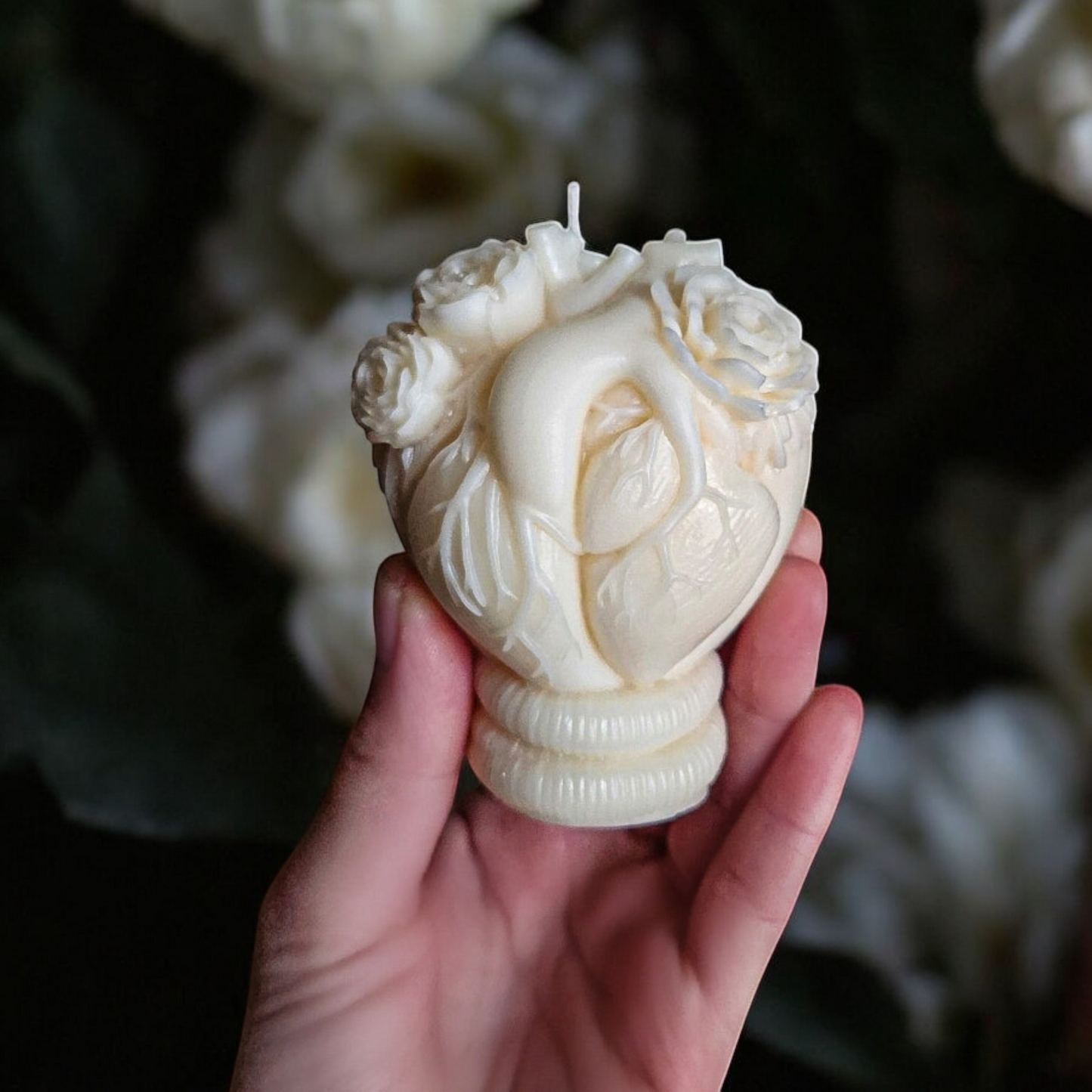 Blooming Heart Candle